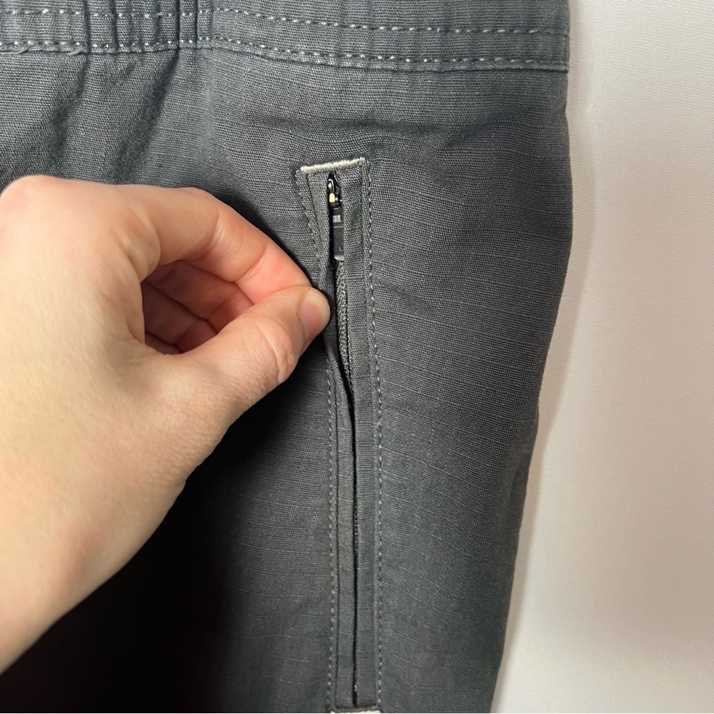 L.L Bean Mens Explorer Ripstop Pants Comfort Waist Tapered XL 32” Gray Gorpcore - Picture 4 of 11